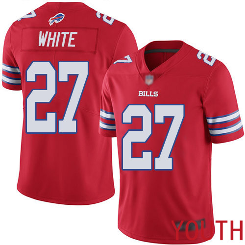 Youth Buffalo Bills #27 Tre Davious White Limited Red Rush Vapor Untouchable NFL Jersey